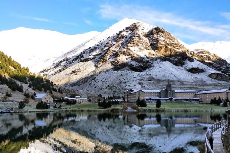 nieve cerca barcelona vall de nuria
